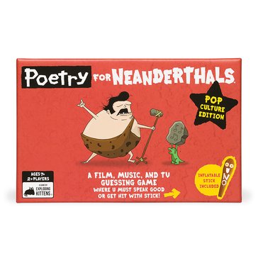 Exploding Kittens Poetry For Neanderthals: Pop Culture Edition Party Game
