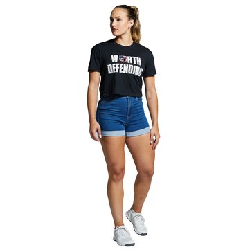 Born Primitive Women's Worth Defending Crop Tee