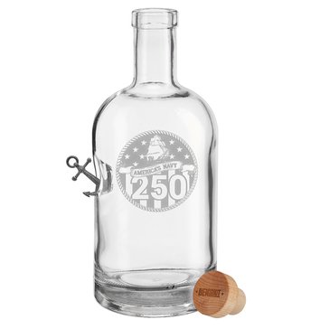 Benshot Navy 250th Birthday Anchor Decanter