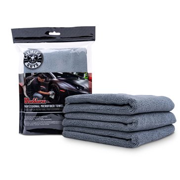 Chemical Guys Workhorse Professional Grade Microfiber Towel, 3-Pack