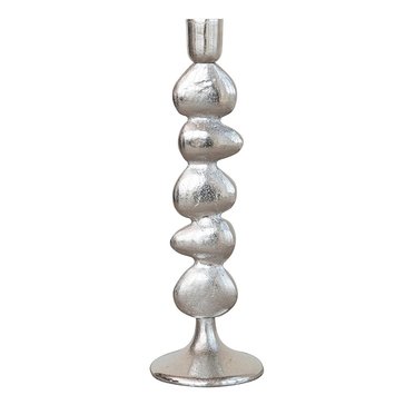 Bloomingville 11.5-Inch Cast Aluminum Organic Shaped Stacked Taper Holder