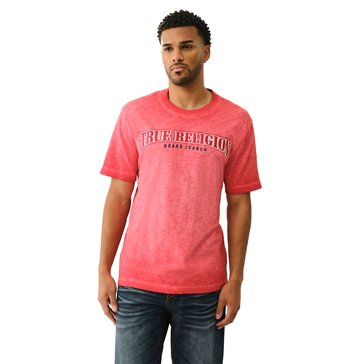 True Religion Men's Embro Arch Logo Tee