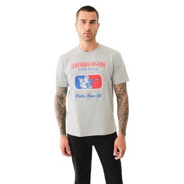True Religion Men's Short Sleeve Embro League Tee