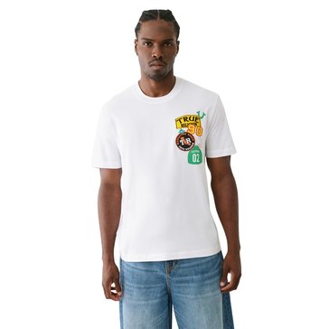True Religion Men's Short Sleeve Freeway Patch Tee