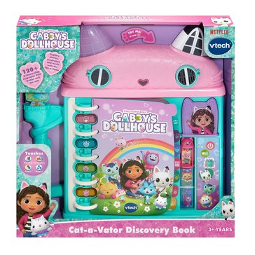 VTech Gabby's Dollhouse Cat-a-Vator Discovery Book