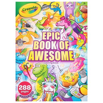 Crayola Epic Book of Awesome Coloring Pages, 288 Pages