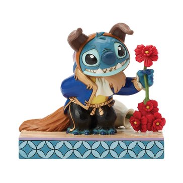 Jim Shore Figurine Stitch Dressed As Beast