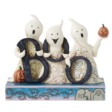 Jim Shore Figurine Hello Kitty Black Cat Pumpkin