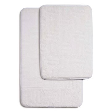 Vince Camuto 2-Piece Memory Foam Bath Rug Set
