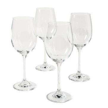 Martha Stewart Vivica Stemmed White Wine Glass, 4-Piece Set