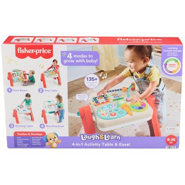 Fisher-Price Laugh And Learn 4-In-1 Activity Table And Easel