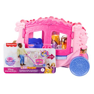 Fisher-Price Little People Disney Princess Pull-Along Musical Carriage