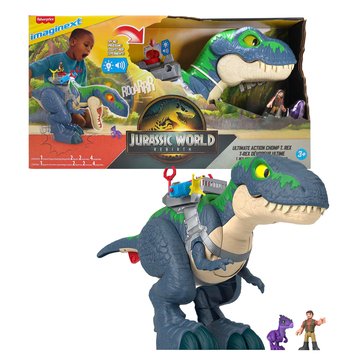 Imaginext Jurrasic World Chomp And Eat Mega Mouth T-Rex, 5-Pieces