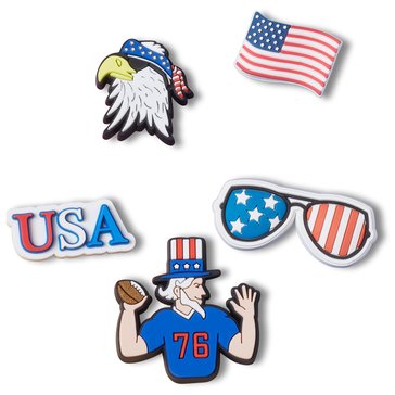 Crocs Patriotic Jibbitz, 5 Pack