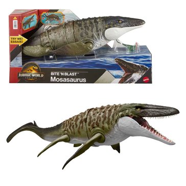 Jurassic World Rebirth Bite 'N Blast Dino Toy