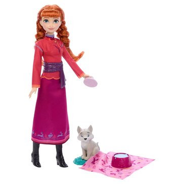 Disney Frozen Anna Doll And Wolf Cub