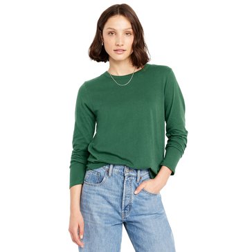 Old Navy Women's Long Sleeve Jersey Crewneck Tee