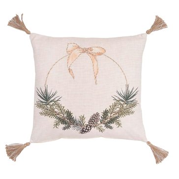 CF Home Pinecone Wreath Pillow