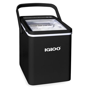 Igloo 26lb Automatic Self-Cleaning Portable Countertop Ice Maker Machine With Handle