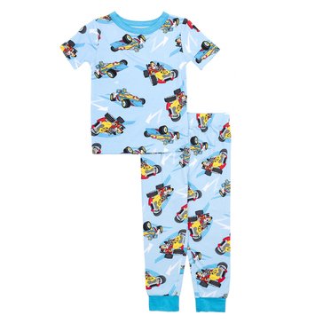 Mickey Mouse Toddler Boys' Racing Buds Pajama Set, 2-Piece