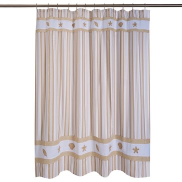 Homewear Linens Sand and Sea Shower Curtain