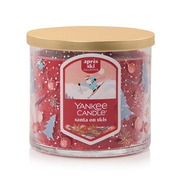 Yankee Candle Santa On Skis 3 Wick Candle