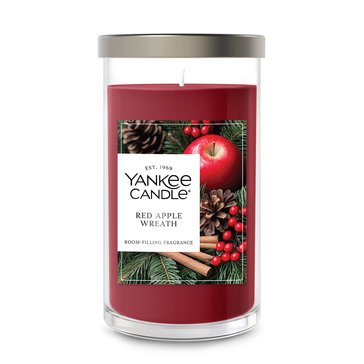 Yankee Candle Red Apple Wreath Signature Medium Pillar Candle