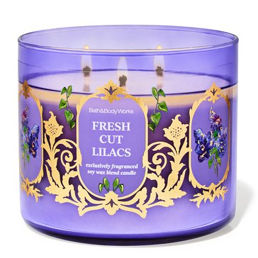 Bath & Body Works Fresh Cut Lilacs 3-Wick Candle