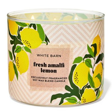 Bath & Body Works Fresh Amalfi Lemon 3-Wick Candle