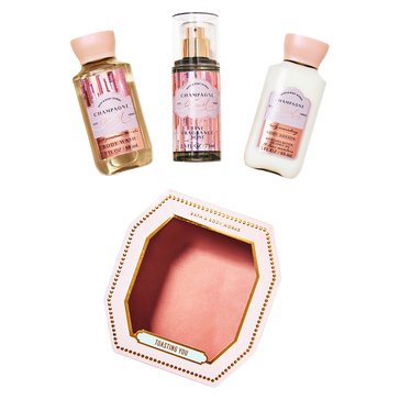 Bath & Body Works Champagne Toast Mini Box Gift