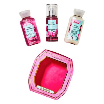 Bath & Body Works Hello Beautiful Mini Trio Box Gift