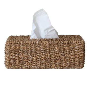 Creative Co-Op Hand-Woven Seagrass Tissue Box Cover