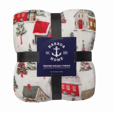 Harbor Home Nordic Village Blanket