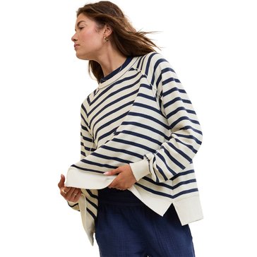 Aerie Women's Oversized East West Crew Neck Sweatshirt