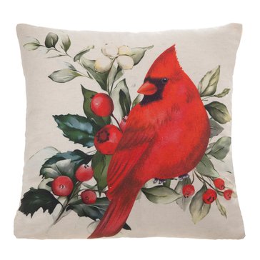 Ganz Botanical Cardinal Pillow