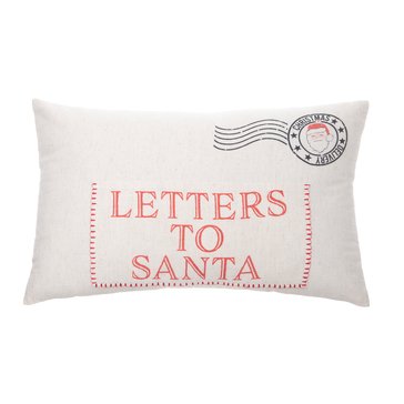 Ganz Letters to Santa Lumbar Pillow