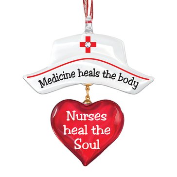 Glass Baron Nurse Ornament