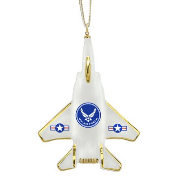 Glass Baron Air Force F-15 Jet Ornament