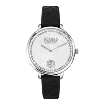Versus Versace Women's La Villette Sunray Dial Leather Strap Watch