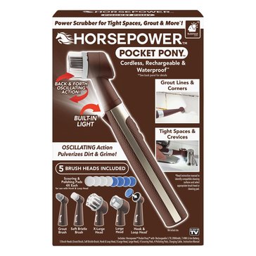 As Seen On Tv Horsepower Pocket Pony Power Scrubber_D