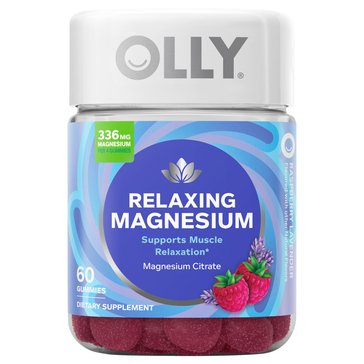 OLLY Relaxing Magnesium Gummies, 60-Count