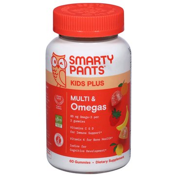 SmartyPants Kids Plus Multi and Omegas Gummies, 90-Count
