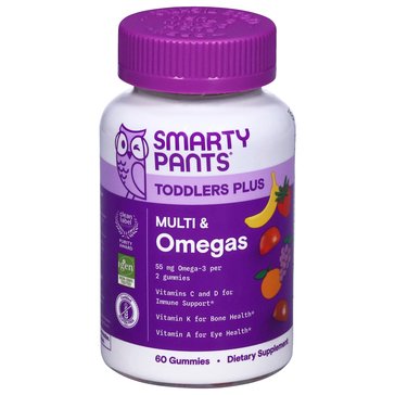 SmartyPants Toddler Plus Multi and Omegas Gummies