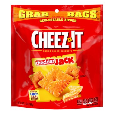 Cheez-It Cheddar Jack Snack Crackers, 7oz