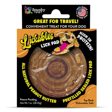 Spunky Pup Lickable Peanut Butter Lick Pad