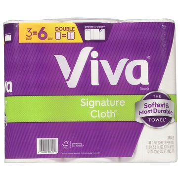 Viva Signature Cloth Choose-A-Sheet Double Roll Paper Towels