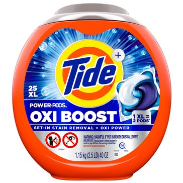 Tide Oxi Boost Laundry Detergent Power Pods
