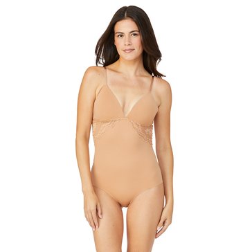 Real Women's Neoprene Wireless Bodysuit with Lace