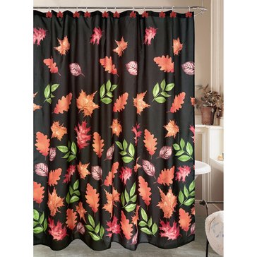 Harvest Home Leaf Trail 13-Piece Set Shower Curtain