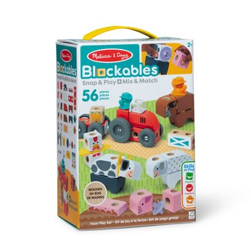 Melissa and Doug Blockables Farm Play Set